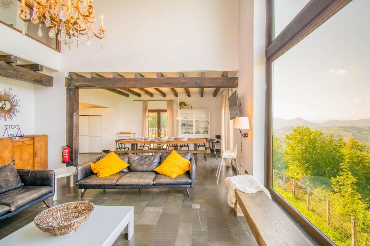 Behin Batean, Espectacular Casa Rural En Pleno Corazon Del Valle Baztan Ziga Dış mekan fotoğraf