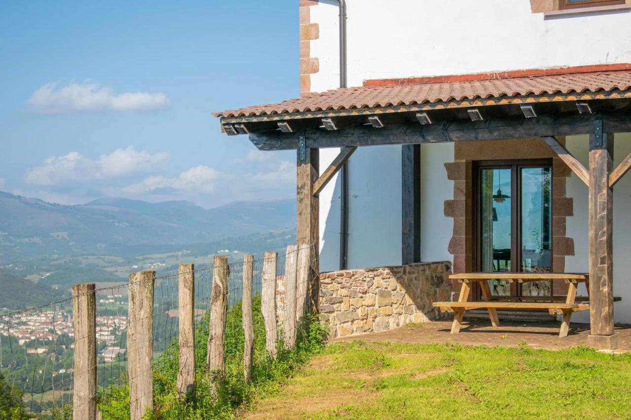 Behin Batean, Espectacular Casa Rural En Pleno Corazon Del Valle Baztan Ziga Dış mekan fotoğraf