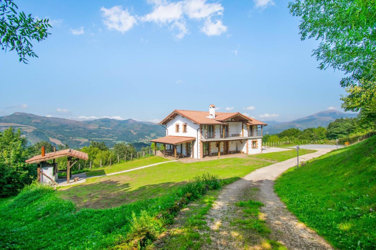 Behin Batean, Espectacular Casa Rural En Pleno Corazon Del Valle Baztan Ziga Dış mekan fotoğraf