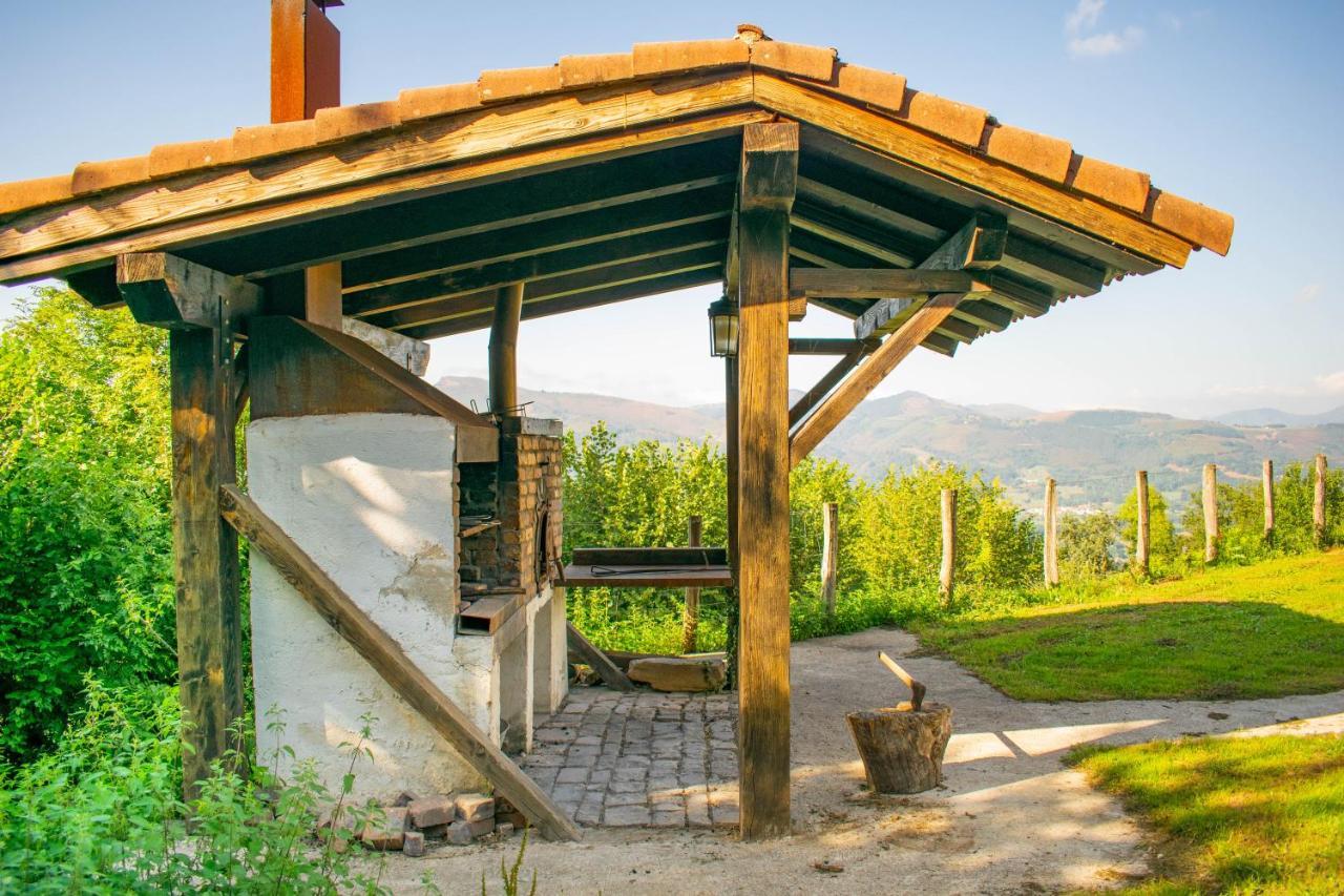 Behin Batean, Espectacular Casa Rural En Pleno Corazon Del Valle Baztan Ziga Dış mekan fotoğraf